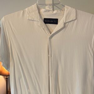 Abercrombie & Fitch Men's Off-White Casual Shirt